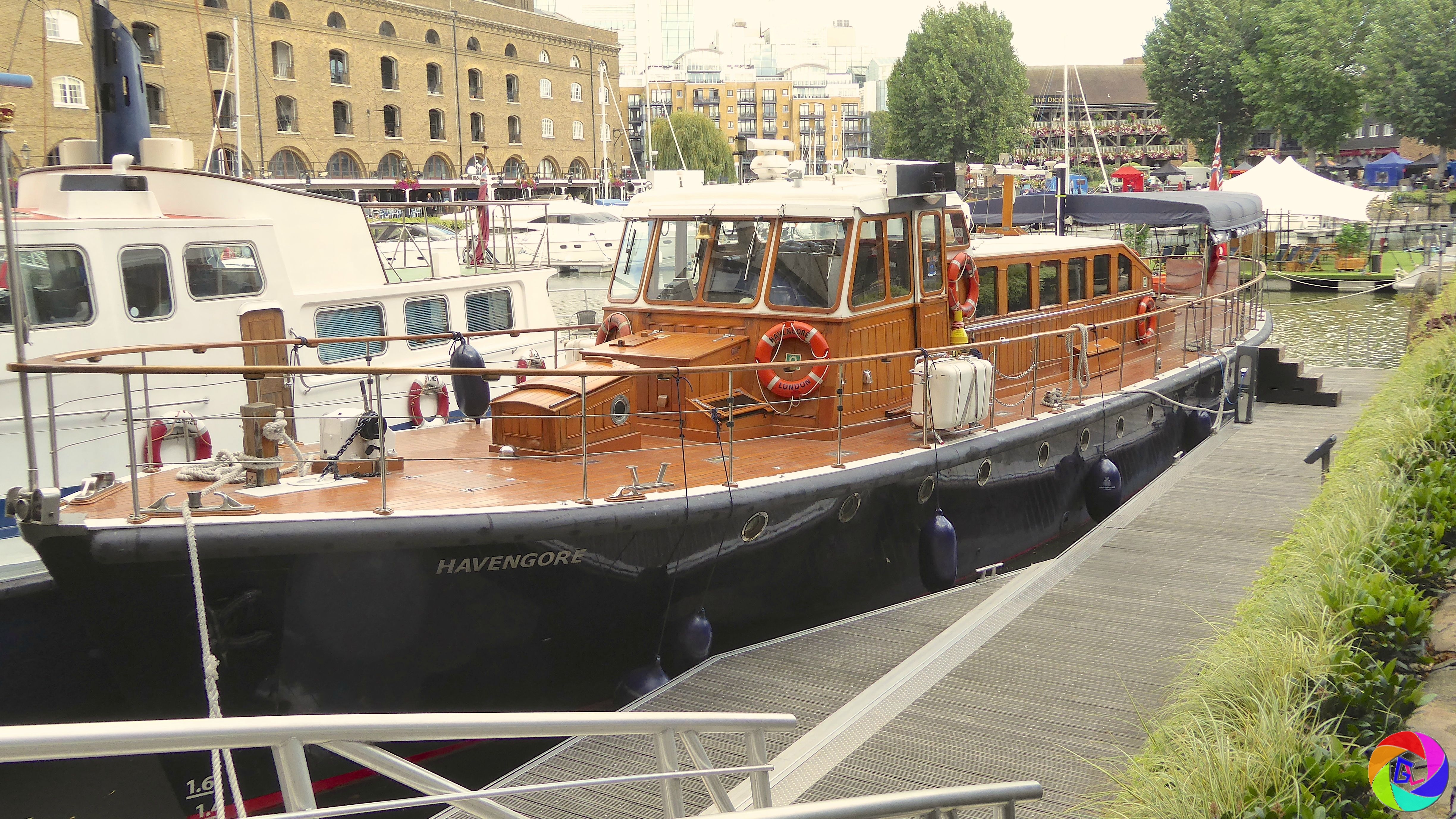 Boat that carried Churchill's coffin along Thames