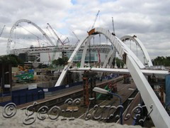 Stadium Building and new White Horse Bridge