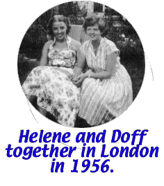 Helene and Doff in London in 1956
