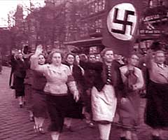 Wartime Nazi parade